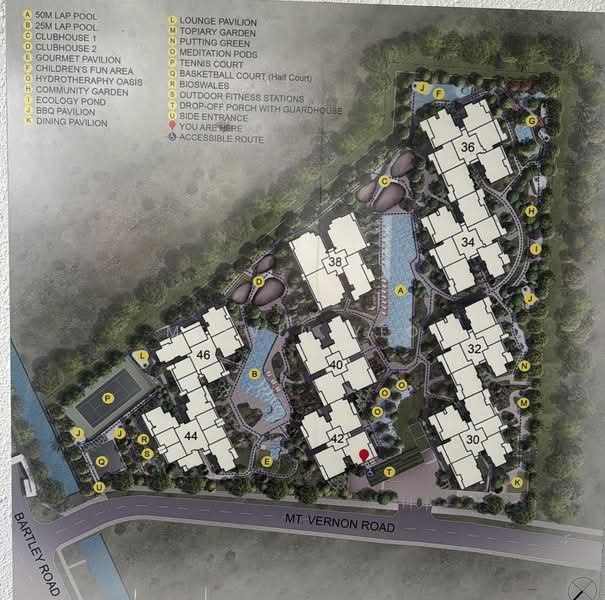 Bartley Ridge, 30 Mount Vernon Road, 2 Bedrooms, 851 sqft, Condominium For Rent, by Melvin Yeo, 500107620 - Exterior - PropertyGuru.com.sg