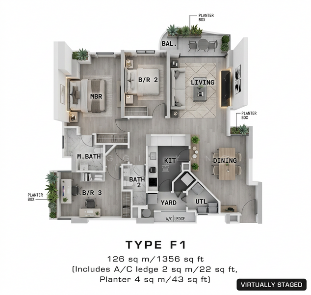 Sanctuary Green, 181 Tanjong Rhu Road, 3 Bedrooms, 1,356 sqft, Condominium For Sale, by Maggie Yang (楊子萱）, 500107623 - PropertyGuru.com.sg