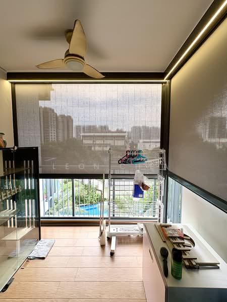 Kingsford Waterbay, 66 Upper Serangoon View, 1 Bedroom, 474 sqft, Condominium For Rent, by Leon Chea, 500107639 - Balcony - PropertyGuru.com.sg