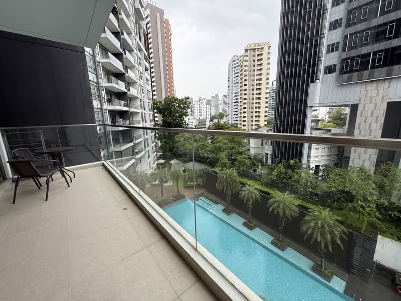 The Laurels @ Cairnhill Road, 38 Cairnhill Road, 2 Bedrooms, 883 sqft, Condominium For Sale, by Eric Yeo, 500107660 - Balcony - PropertyGuru.com.sg