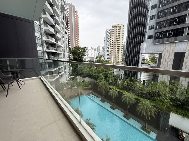 The Laurels @ Cairnhill Road, 38 Cairnhill Road, 2 Bedrooms, 883 sqft, Condominium For Sale, by Eric Yeo, 500107660 - Balcony - PropertyGuru.com.sg
