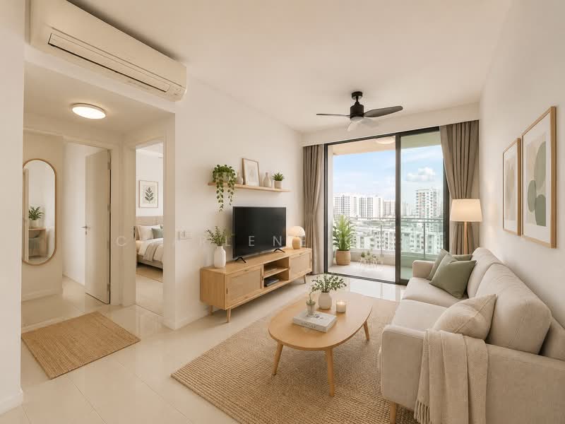 Sky Green, 568 Macpherson Green, 2 Bedrooms, 797 sqft, Condominium For Sale, by Charlene Chai, 500107681 - Living Room - PropertyGuru.com.sg