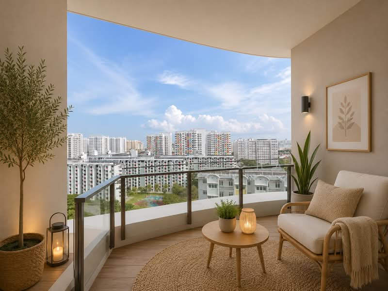 Sky Green, 568 Macpherson Green, 2 Bedrooms, 797 sqft, Condominium For Sale, by Charlene Chai, 500107681 - Balcony - PropertyGuru.com.sg