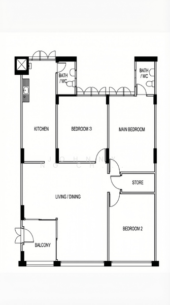 172 Bishan Street 13, 172 Bishan Street 13, 3 Bedrooms, 1,302 sqft, HDB Flat For Sale, by Johnny Ng Cheng Lim, 500107718 - PropertyGuru.com.sg