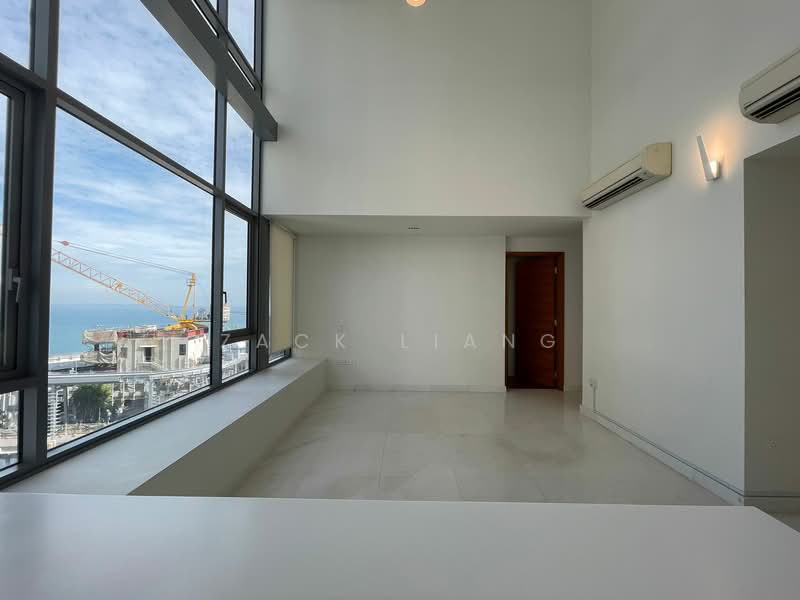 ⭐ High Floor Sea View Loft | Rare 2 Bed Dual Volume | Prime CBD Address | Move-In Ready, , 2 Bedrooms, 1,109 sqft, Condominium For Sale, by Zack Liang, 500107759 - Living Room - PropertyGuru.com.sg