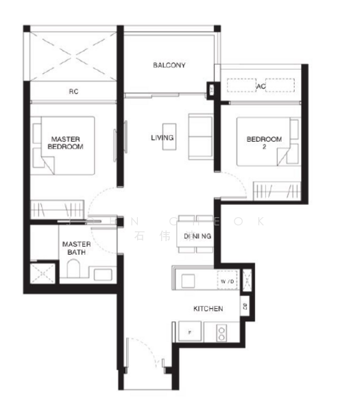 Tengah Garden Residences, Tengah Garden Avenue, 2 Bedrooms, 624 sqft, Condominium For Sale, by John Cheok 石伟诘, 500107843 - PropertyGuru.com.sg