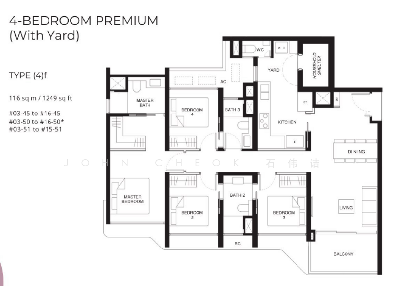 Tengah Garden Residences, Tengah Garden Avenue, 4 Bedrooms, 1,249 sqft, Condominium For Sale, by John Cheok 石伟诘, 500107854 - PropertyGuru.com.sg