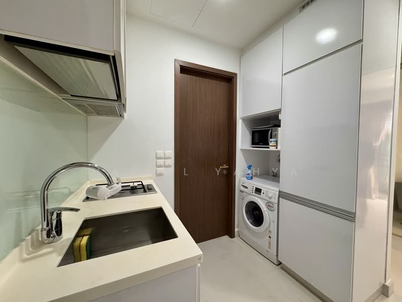Smart Suites, 302 Sims Avenue, 1 Bedroom, 452 sqft, Condominium For Rent, by Haikal Yahya, 500107863 - Kitchen - PropertyGuru.com.sg
