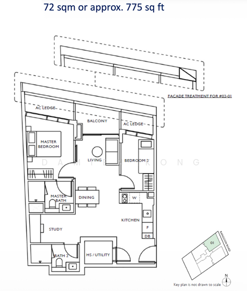 The Ranz, 109 Rangoon Road, 2 Bedrooms, 775 sqft, Apartment For Sale, by Damien Kong, 500107881 - PropertyGuru.com.sg