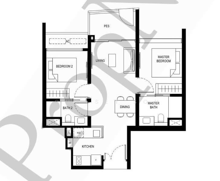 CHEAPEST BRAND NEW 2-BED 2-BATH, SHELTERED TO MRT IN YIO CHU KANG/ANG MO KIO REGION! 1KM TO CHIJ!, , 2 Bedrooms, 678 sqft, Condominium For Sale, by Chelsey Soh, 500107934 - PropertyGuru.com.sg