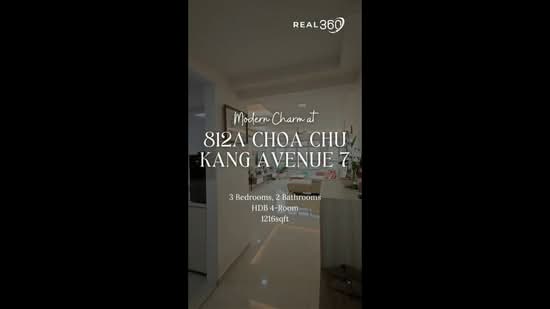 812A Choa Chu Kang Avenue 7, 812A Choa Chu Kang Avenue 7, 3 Bedrooms, 1,216 sqft, HDB Flat For Sale, by Zen Neo, 500107961 - PropertyGuru.com.sg