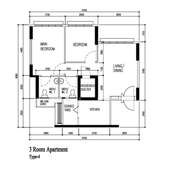 365C Upper Serangoon Road, 365C Upper Serangoon Road, 2 Bedrooms, 721 sqft, HDB Flat For Sale, by Clara Lian, 500107980 - PropertyGuru.com.sg