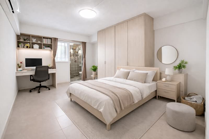 3D render Master Bedroom