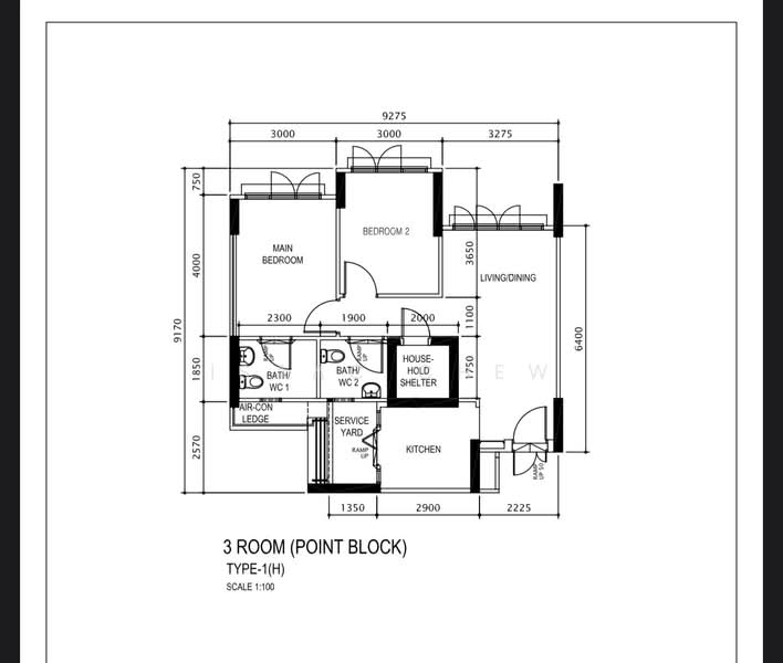 334A Yishun Riverwalk, 334A Yishun Street 31, 2 Bedrooms, 721 sqft, HDB Flat For Sale, by Isaac Chew, 500108002 - PropertyGuru.com.sg