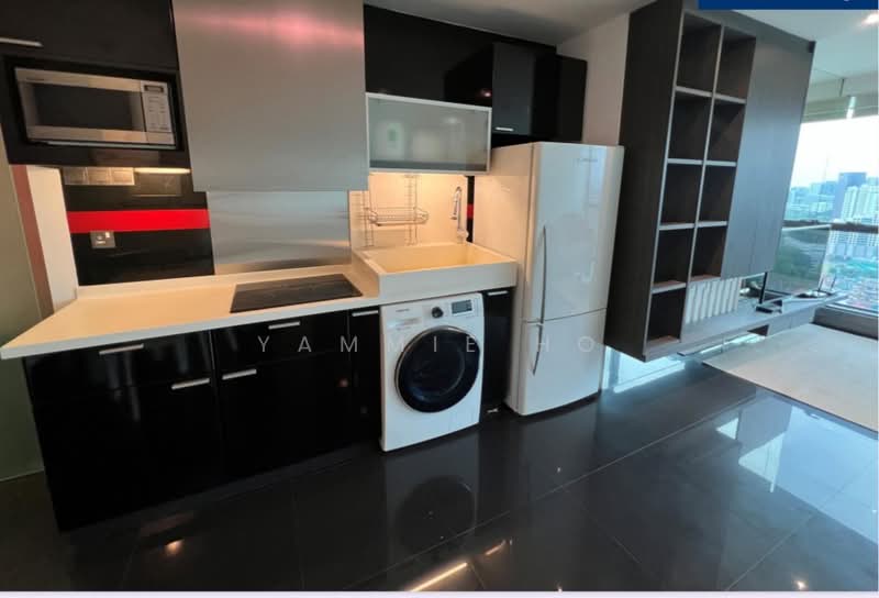 One North Bridge, 1 North Bridge Road, 1 Bedroom, 667 sqft, Apartment For Rent, by Yammie Ho, 500108059 - Kitchen - PropertyGuru.com.sg