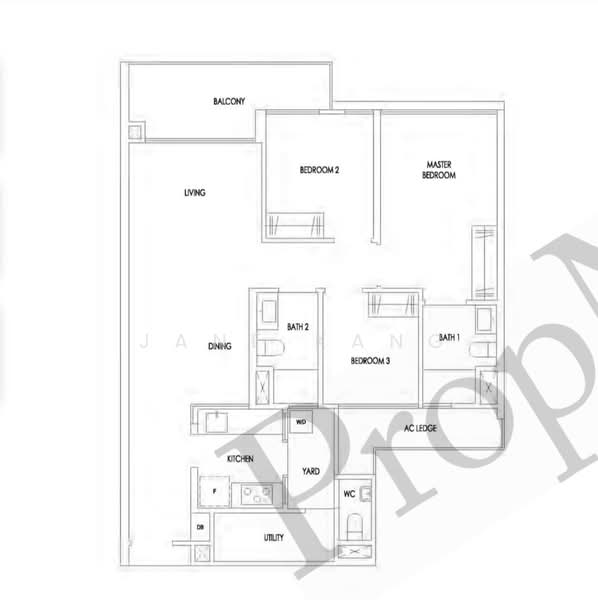 Treasure at Tampines, 49 Tampines Lane, 3 Bedrooms, 1,033 sqft, Condominium For Sale, by Jane Kang, 500108073 - PropertyGuru.com.sg