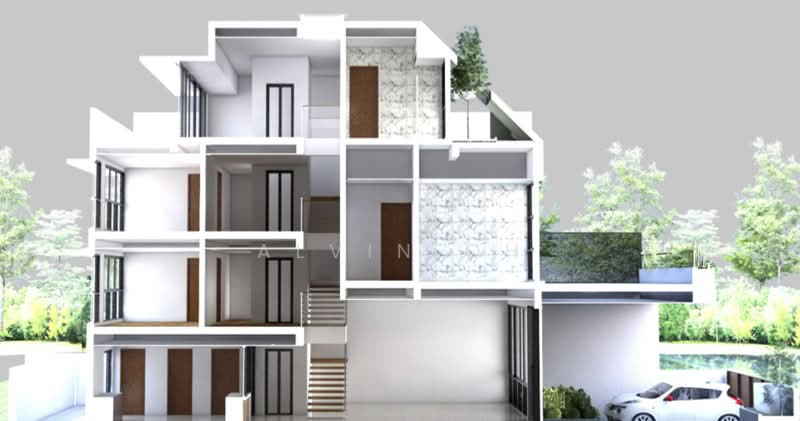 ⭐️⭐️LANDED7772@D20 Best Value Brand New Terrace !, Thomson , Sembawang Hill Estate, 4 Bedrooms, 4,680 sqft, Terraced House For Sale, by Alvin Oh, 500108134 - Exterior - PropertyGuru.com.sg