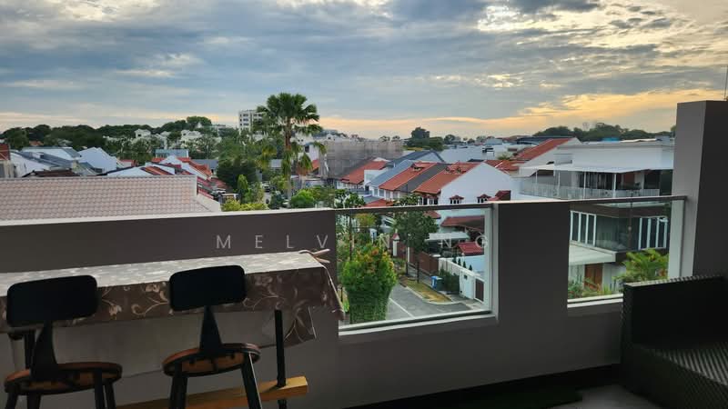 ⭐BRAND NEW but Pre-Loved, yet Better and Nicer✅Fully Equipped FREEHOLD Semi-D Home, Lift & Pool | 6 Rooms ensuite | 4 Cars | Automation, 7 Bedrooms, 5,500 sqft, Semi-Detached House For Sale, by Melvin Ng, 500108138 - Balcony - PropertyGuru.com.sg