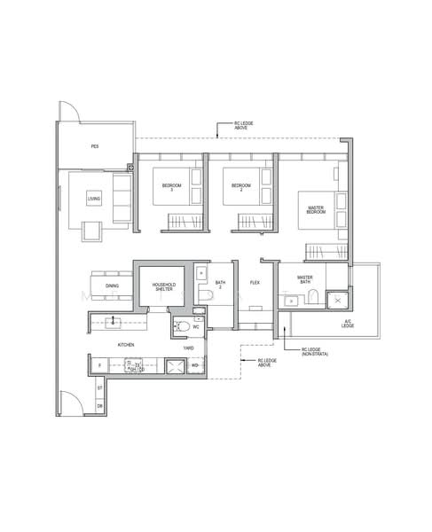 Lentor Modern, Lentor Central, 3 Bedrooms, 1,109 sqft, Condominium For Rent, by Melissa Tye, 500108202 - PropertyGuru.com.sg