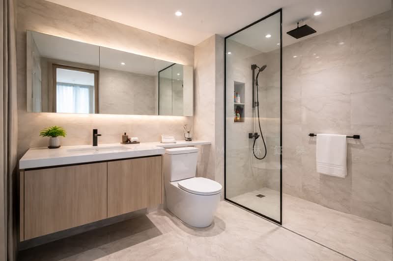 DISTRICT 15 FREEHOLD SPACIOUS CORNER TERRACE, MARINE PARADE ROAD, NALLUR ROAD, UPPER EAST COAST ROAD, 5 Bedrooms, 3,746 sqft, Corner Terrace For Sale, by Regan Lim 林鉦桀, 500108211 - Bathroom - PropertyGuru.com.sg