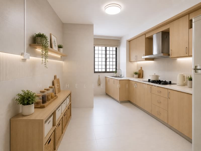 821 Jurong West Street 81, 821 Jurong West Street 81, 3 Bedrooms, 1,119 sqft, HDB Flat For Sale, by Michelle Hiang, 500108218 - Kitchen - PropertyGuru.com.sg