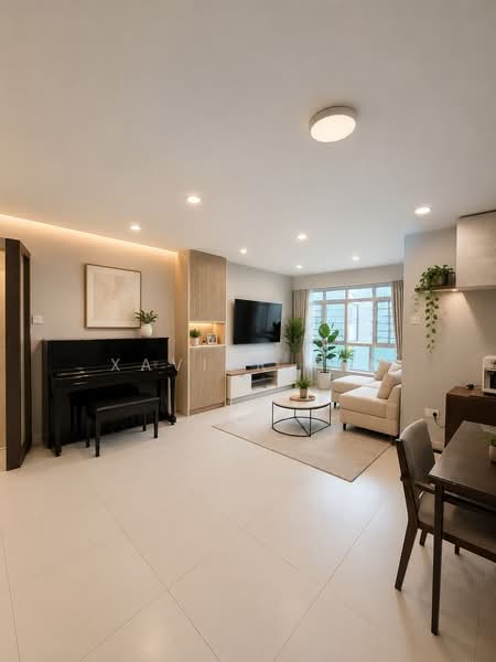 174A Edgedale Plains, 174A Edgedale Plains, Hougang / Punggol / Sengkang, 3 Bedrooms, 1,184 sqft, HDB Flat For Sale, by XAVIER TEI, 500108253 - Living Room - PropertyGuru.com.sg