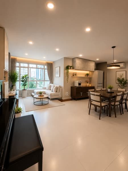 174A Edgedale Plains, 174A Edgedale Plains, Hougang / Punggol / Sengkang, 3 Bedrooms, 1,184 sqft, HDB Flat For Sale, by XAVIER TEI, 500108253 - Living Room - PropertyGuru.com.sg