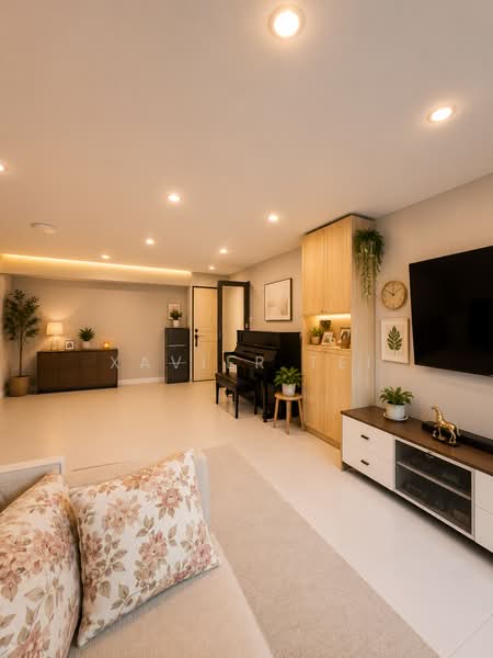 174A Edgedale Plains, 174A Edgedale Plains, Hougang / Punggol / Sengkang, 3 Bedrooms, 1,184 sqft, HDB Flat For Sale, by XAVIER TEI, 500108253 - Living Room - PropertyGuru.com.sg