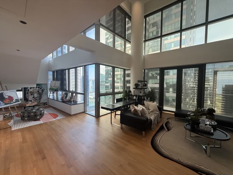 One Shenton, 1 Shenton Way, 4 Bedrooms, 6,082 sqft, Condominium For Sale, by Aric Lim, 500108292 - Living Room - PropertyGuru.com.sg