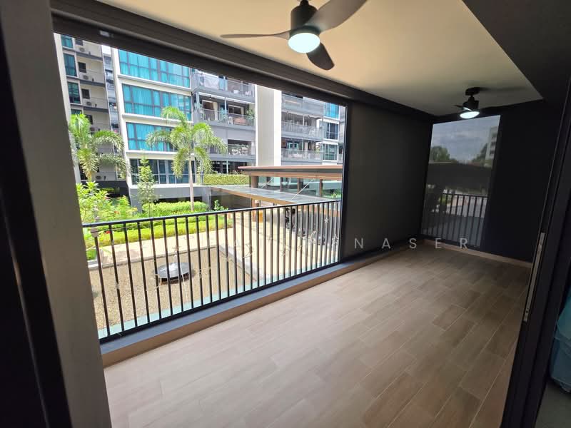 Treasure at Tampines, 57 Tampines Lane, 4 Bedrooms, 1,237 sqft, Condominium For Sale, by Rozi Faith Naser, 500108300 - Balcony - PropertyGuru.com.sg