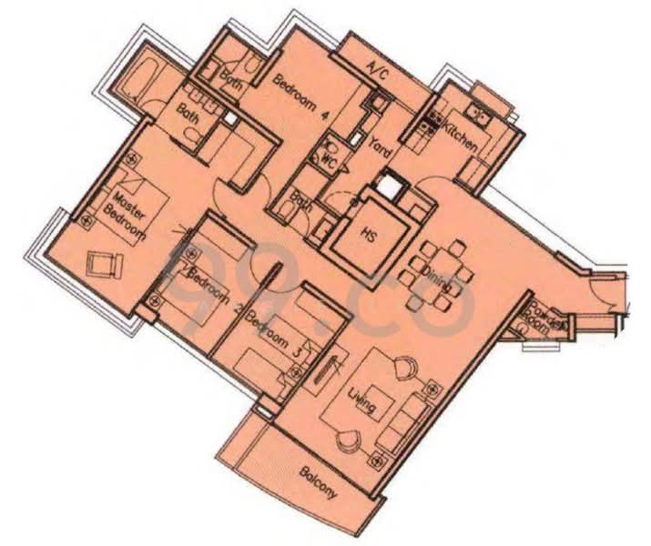 The Marbella, 29 Mount Sinai Rise, 4 Bedrooms, 1,755 sqft, Condominium For Rent, by Angie Lee, 500108312 - PropertyGuru.com.sg