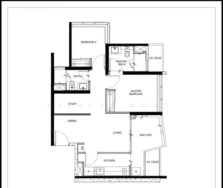 Lake Grande, 10 Jurong Lake Link, 2 Bedrooms, 775 sqft, Condominium For Rent, by Brendan Wong, 500108346 - PropertyGuru.com.sg