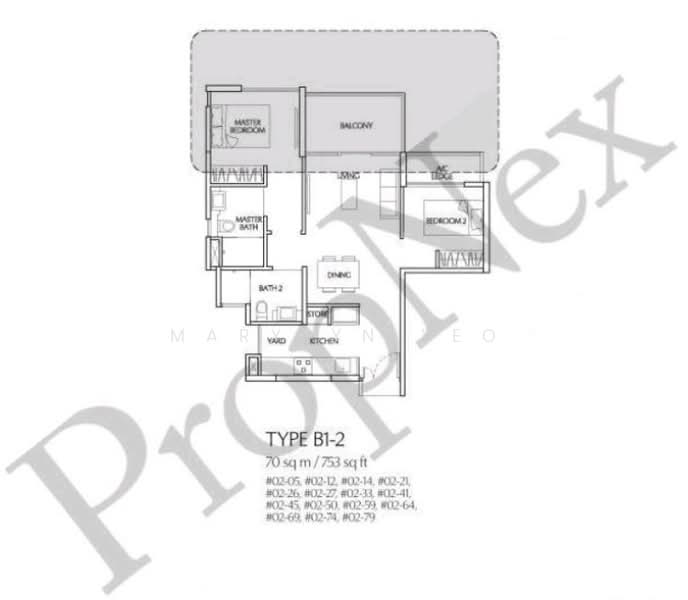 Terrasse, 21 Terrass Lane, 2 Bedrooms, 753 sqft, Condominium For Rent, by Marylyn Yeo, 500108364 - PropertyGuru.com.sg