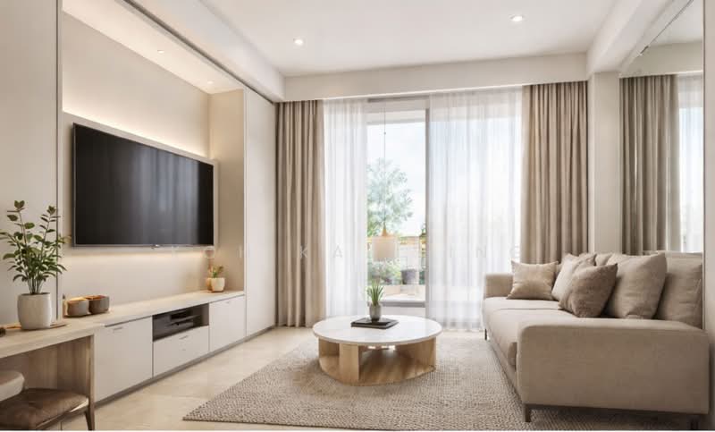 Bijou, 2 Jalan Mat Jambol, 1 Bedroom, 570 sqft, Condominium For Rent, by Koh Kai Ling, 500108407 - Living Room - PropertyGuru.com.sg