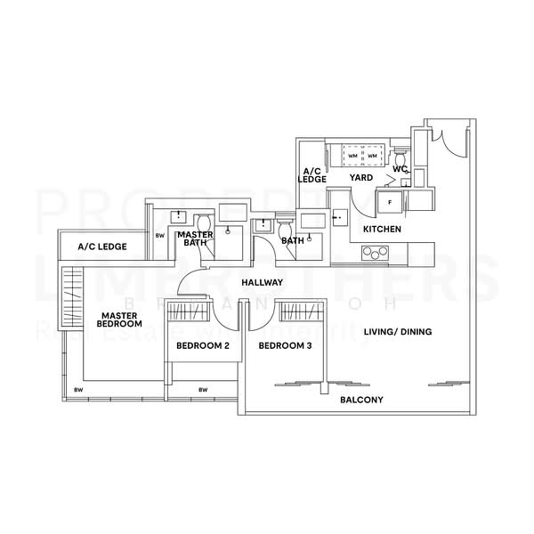 Coco Palms, 17 Pasir Ris Grove, 3 Bedrooms, 1,098 sqft, Condominium For Rent, by Bryan Koh, 500108410 - PropertyGuru.com.sg