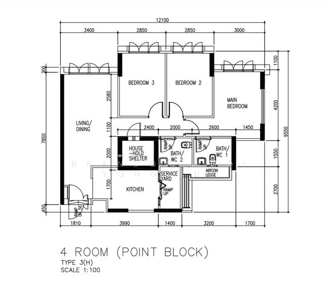 672D Edgefield Plains, 672D Edgefield Plains, 3 Bedrooms, 968 sqft, HDB Flat For Sale, by Brandon Choi Yong Suk, 500108428 - PropertyGuru.com.sg