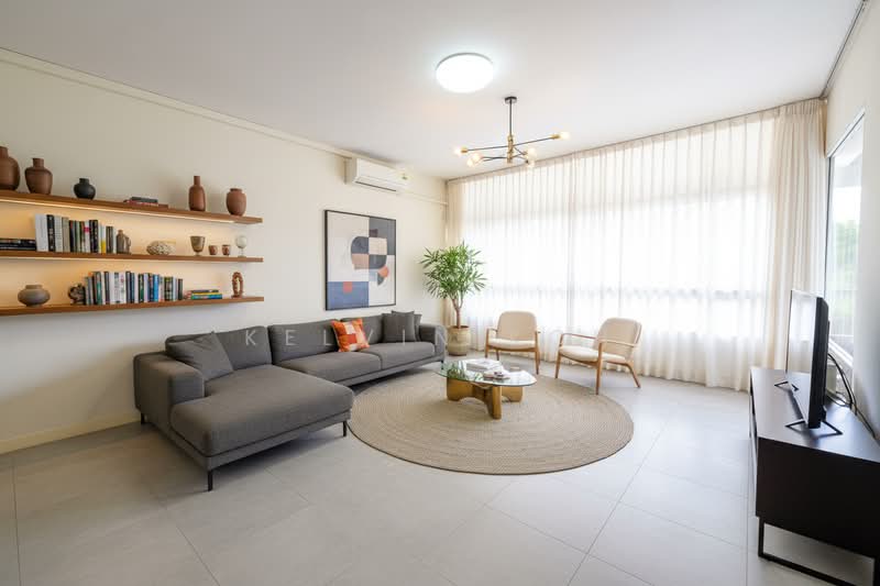 Ridgewood Condominium, 1 Ridgewood Close, 3 Bedrooms, 1,744 sqft, Condominium For Sale, by Kelvin Koh, 500108449 - Living Room - AI Enhanced - PropertyGuru.com.sg