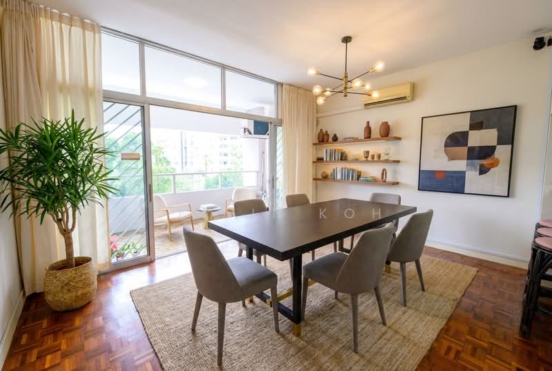 Ridgewood Condominium, 1 Ridgewood Close, 3 Bedrooms, 1,744 sqft, Condominium For Sale, by Kelvin Koh, 500108449 - Dining Room - AI Enhanced - PropertyGuru.com.sg