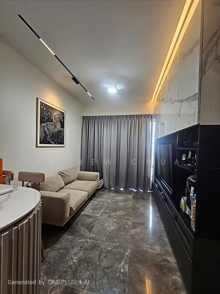 Fourth Avenue Residences, 2 Fourth Avenue, 2 Bedrooms, 689 sqft, Condominium For Rent, by Andrew Chua, 500108463 - Living Room - PropertyGuru.com.sg