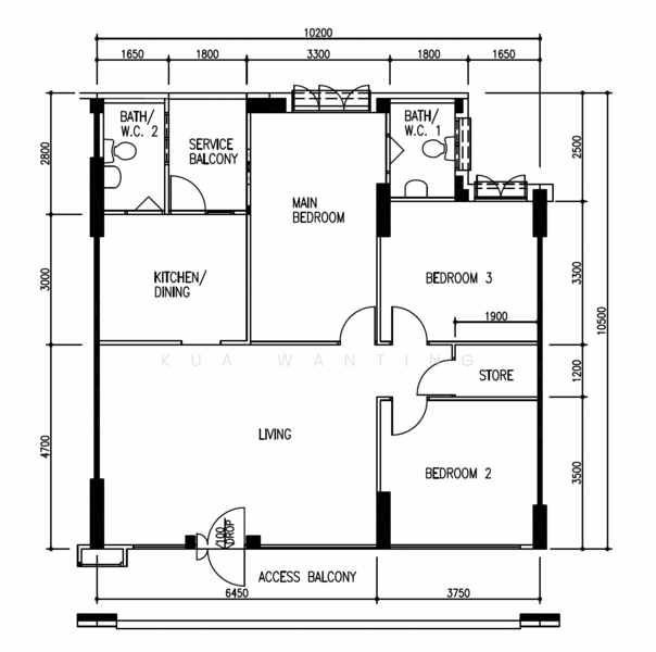757 Woodlands Avenue 4, 757 Woodlands Avenue 4, 3 Bedrooms, 1,109 sqft, HDB Flat For Sale, by Kua WanTing, 500108539 - PropertyGuru.com.sg