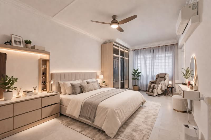 757 Woodlands Avenue 4, 757 Woodlands Avenue 4, 3 Bedrooms, 1,109 sqft, HDB Flat For Sale, by Kua WanTing, 500108539 - ID Inspo - Master Bedroom - PropertyGuru.com.sg