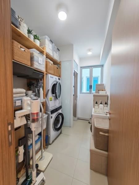 Q Bay Residences, 1 Tampines Street 86, 3 Bedrooms, 1,119 sqft, Condominium For Sale, by Jeslynn Tan, 500108687 - Utility Room - PropertyGuru.com.sg