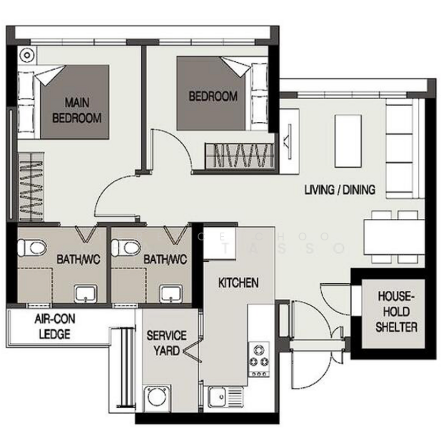 429B Bedok North Woods, 429B Bedok North Road, 2 Bedrooms, 743 sqft, HDB Flat For Sale, by Terence Choo, 500108692 - PropertyGuru.com.sg