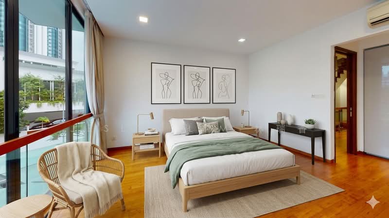 Jalan Tupai One Tree hills Orchard Tanglin Estate, Orchard | One Tree Hills | Jalan Tupai, 6 Bedrooms, 4,859 sqft, Semi-Detached House For Rent, by Jeslyn Lim 林瑞香, 500108696 - Bedroom - PropertyGuru.com.sg