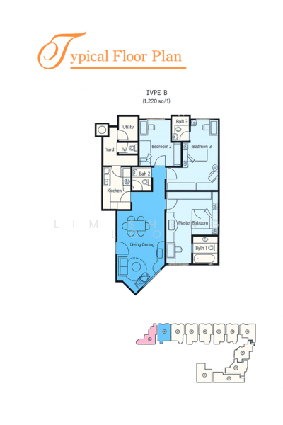 Pinetree Condo, 28 Balmoral park, 3 Bedrooms, 1,206 sqft, Condominium For Rent, by Lim Sheng Loo, 500108715 - PropertyGuru.com.sg