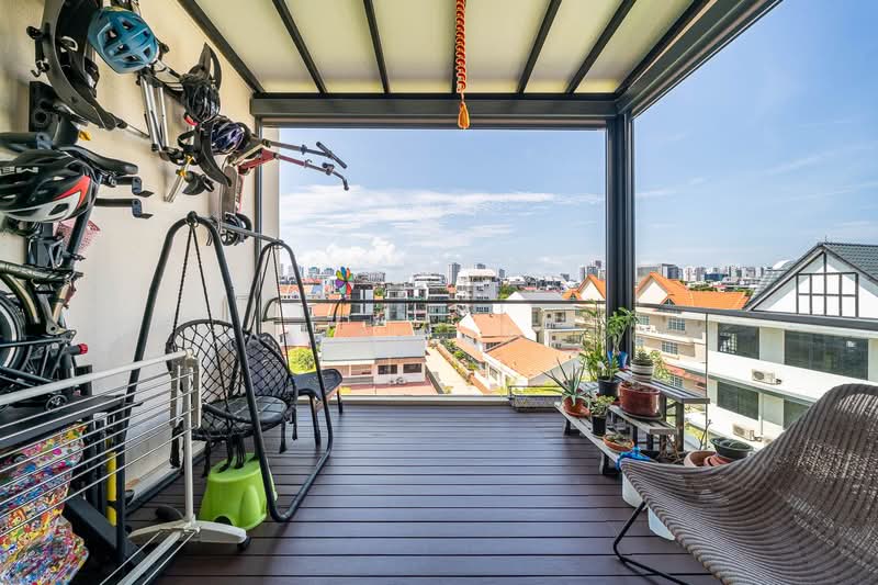 The Amery, 16 Lorong K Telok Kurau, 5 Bedrooms, 2,379 sqft, Condominium For Sale, by Caline Leong, 500108740 - Balcony - PropertyGuru.com.sg