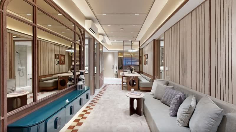 ⭐️ EARLY BIRD DISCOUNT, HIGH RENTAL YIELD, WALK TO MRT, , 2 Bedrooms, 689 sqft, Condominium For Sale, by Celine Wong, 500108788 - Living Room - PropertyGuru.com.sg