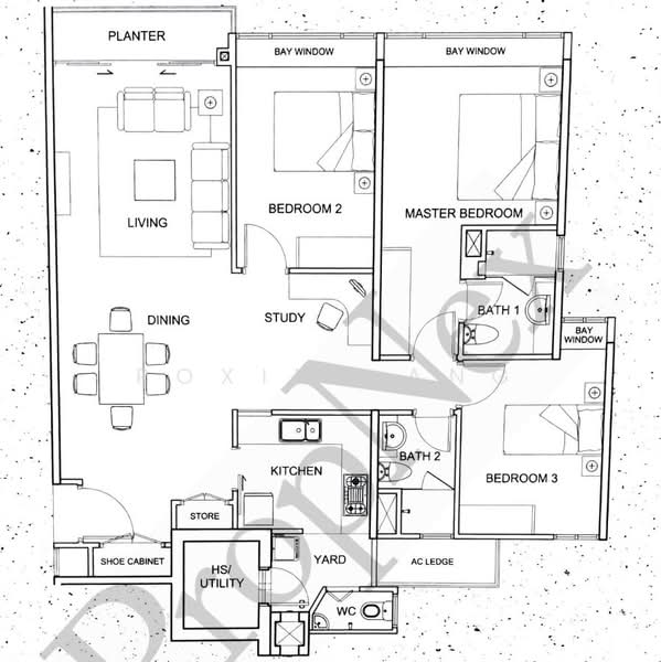 The Sensoria, 1 Jalan Ulu Sembawang, 3 Bedrooms, 1,270 sqft, Condominium For Sale, by Roxine Ang, 500108862 - PropertyGuru.com.sg