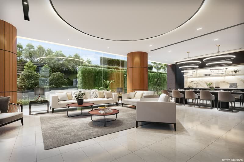 Blossoms By The Park, 9 Slim Barracks Rise, 1 Bedroom, 549 sqft, Condominium For Sale, by Jean Lim, 500108875 - Living Room - PropertyGuru.com.sg