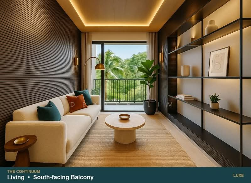 The Continuum, 6 Thiam Siew Avenue, 2 Bedrooms, 667 sqft, Condominium For Sale, by Dexter Lim, 500108885 - Living Room - PropertyGuru.com.sg